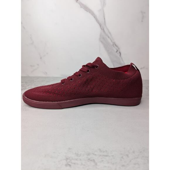 SUAVS The Zilker Lace-Up Sneaker Vino Maroon Unisex M10/W12 - Picture 8 of 11